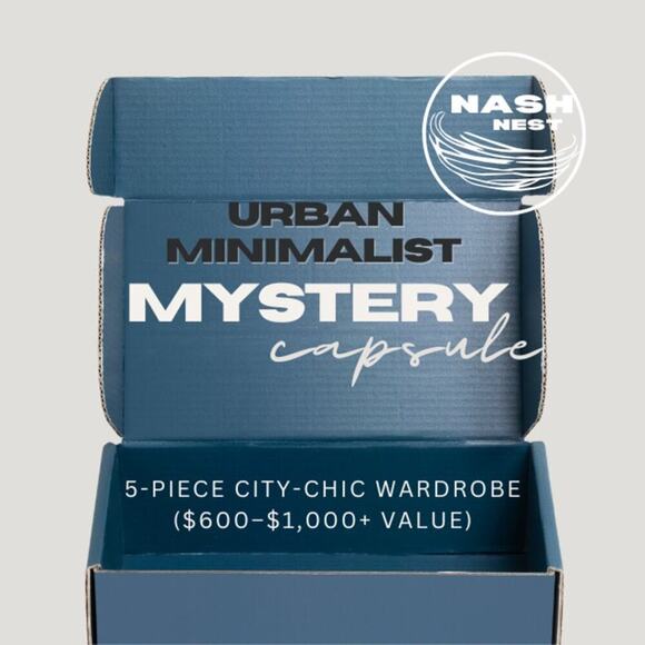 Urban Minimalist Mystery Capsule | 5-Pc Neutral Wardrobe (up to $1K+ Value) - Picture 1 of 1